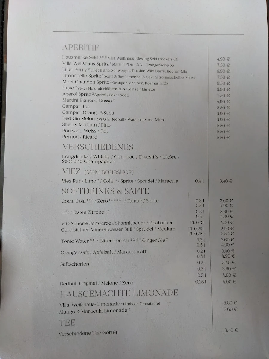 Speisekarte photo 1