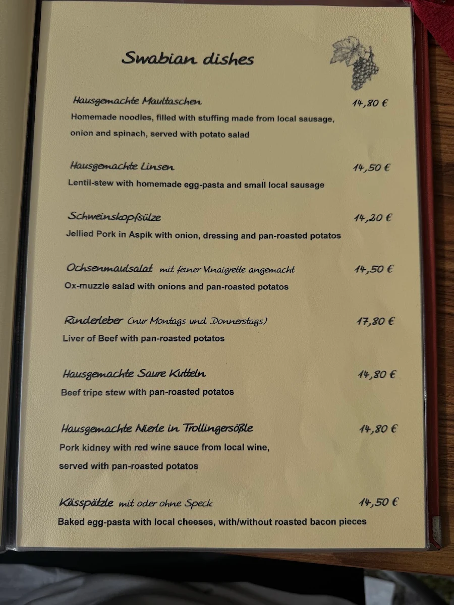 Speisekarte photo 5