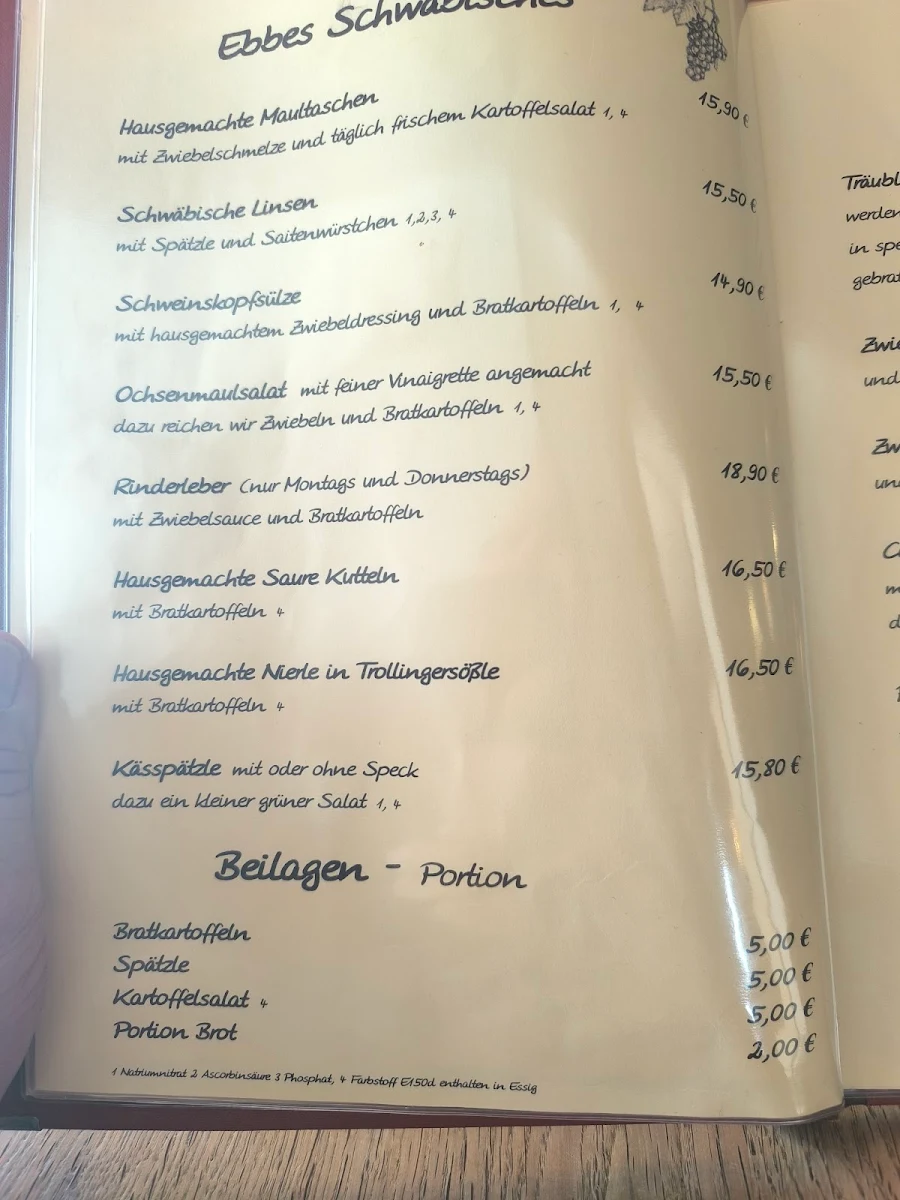 Speisekarte photo 9