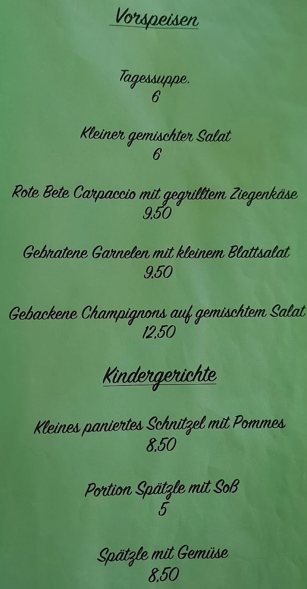 Speisekarte photo 3