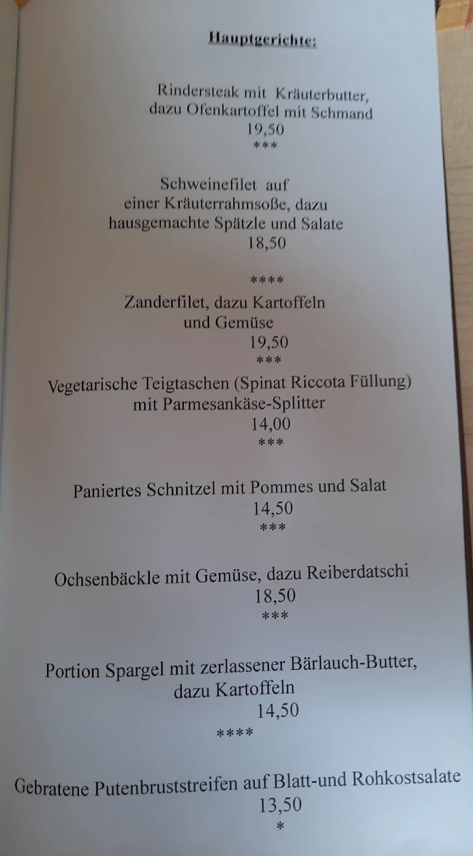 Speisekarte photo 6