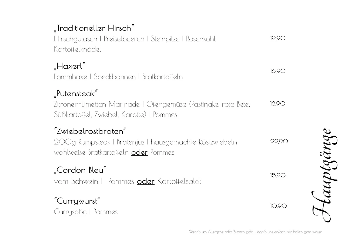 Speisekarte photo 2