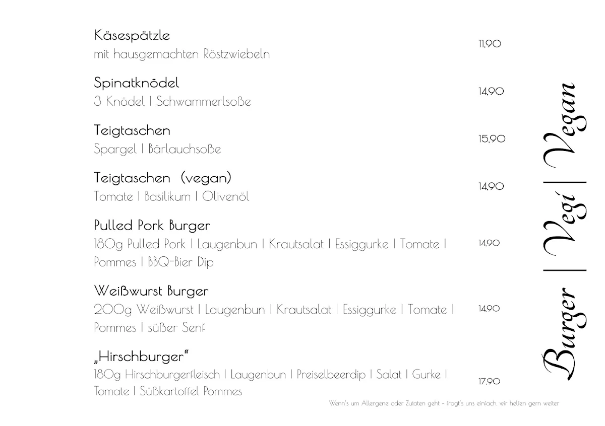 Speisekarte photo 3
