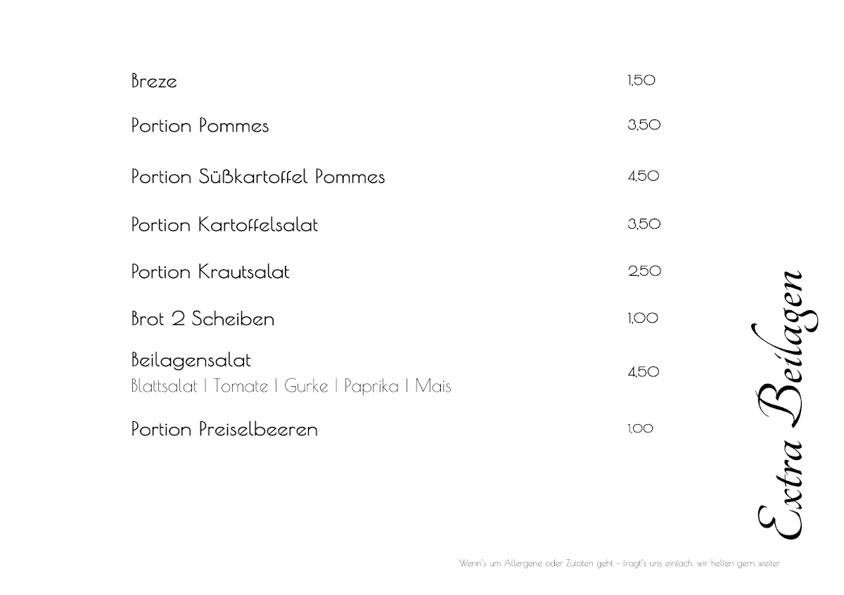 Speisekarte photo 5