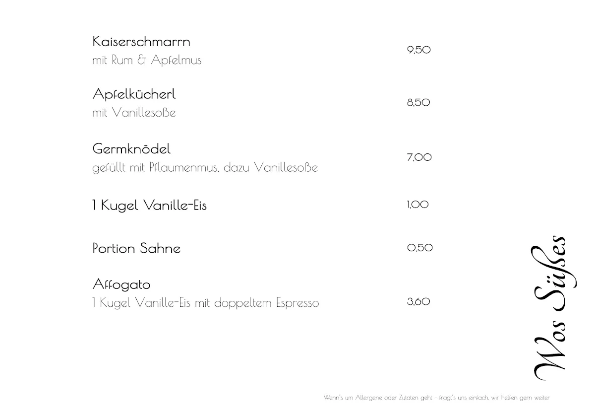 Speisekarte photo 6
