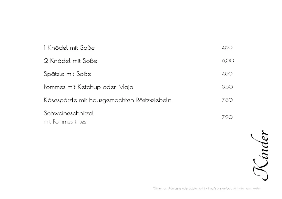 Speisekarte photo 8