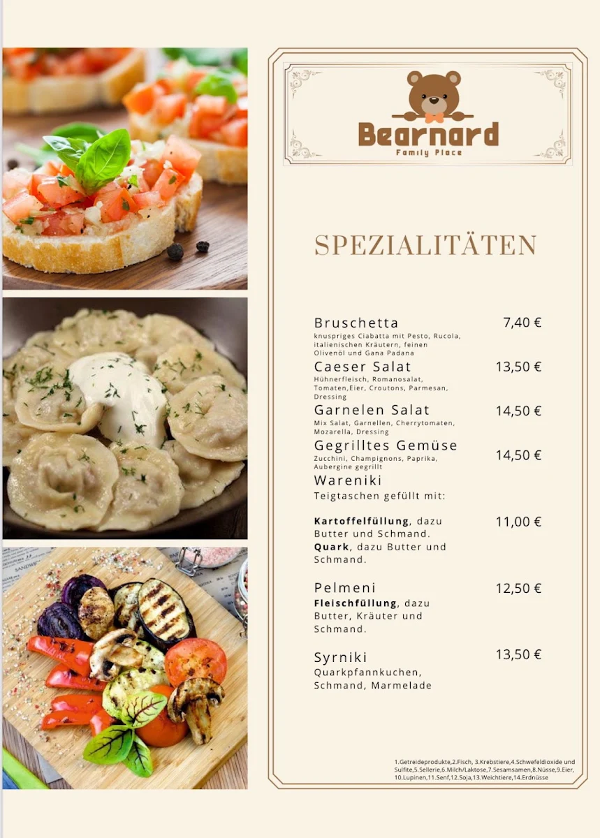 Speisekarte photo 1