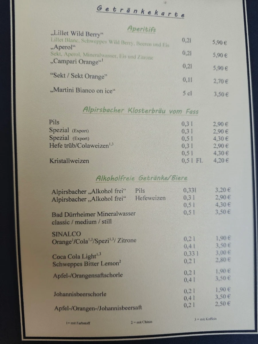Speisekarte photo 2