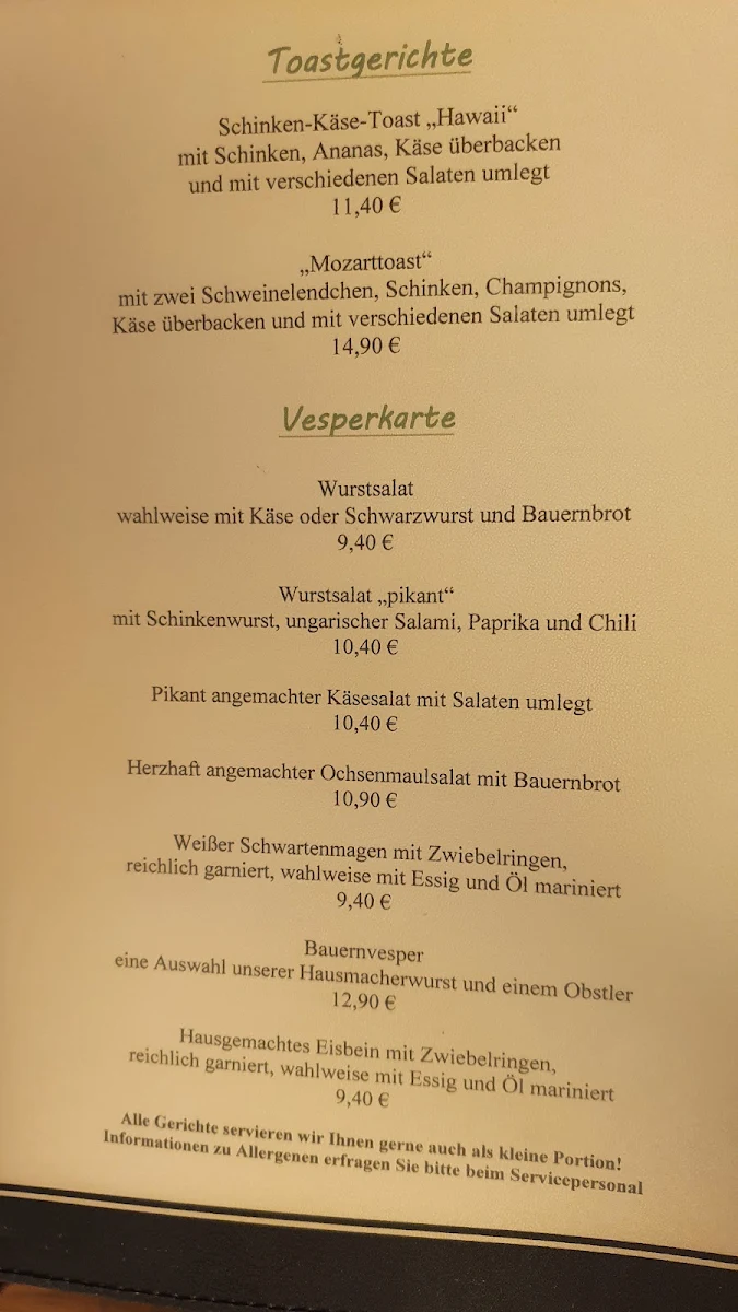 Speisekarte photo 4