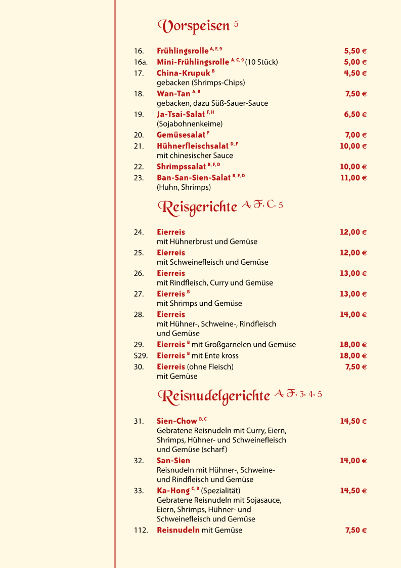 Speisekarte photo 6