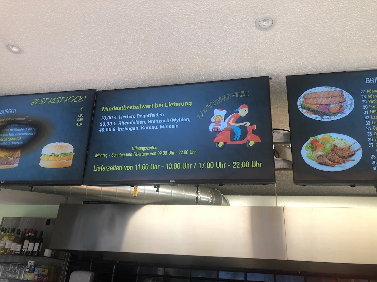 Speisekarte, Hertener Kebab Pizza Haus