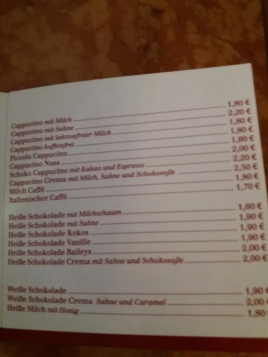 Speisekarte photo 3