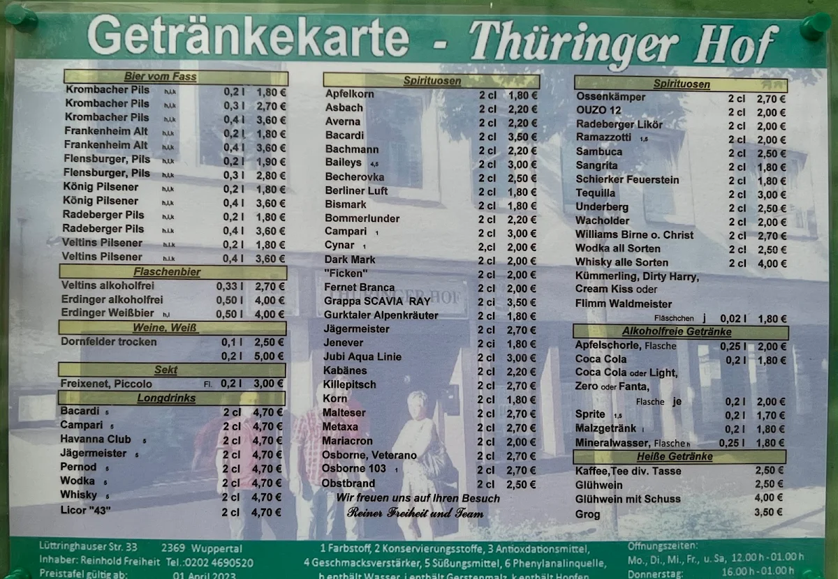 Speisekarte photo 1