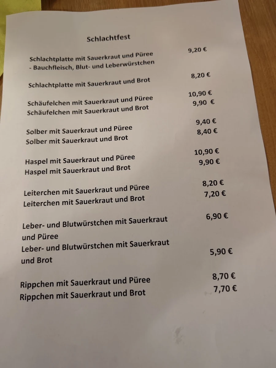 Speisekarte photo 2