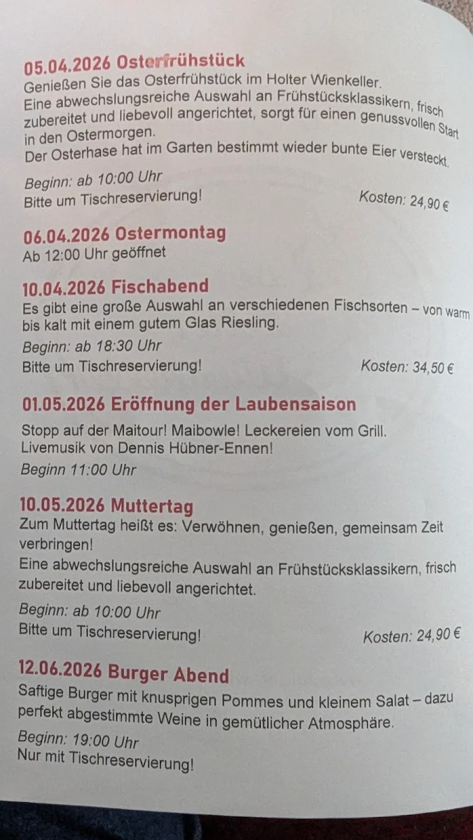 Speisekarte photo 1