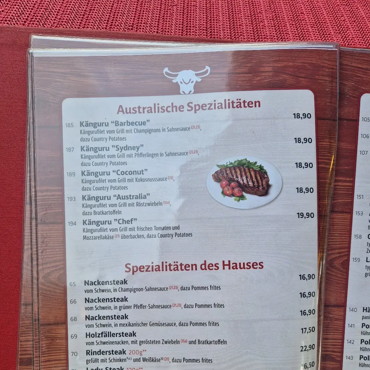 Speisekarte photo 3