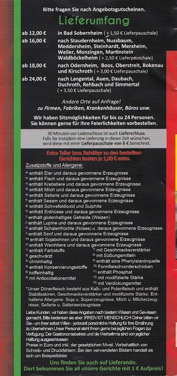 Speisekarte photo 9