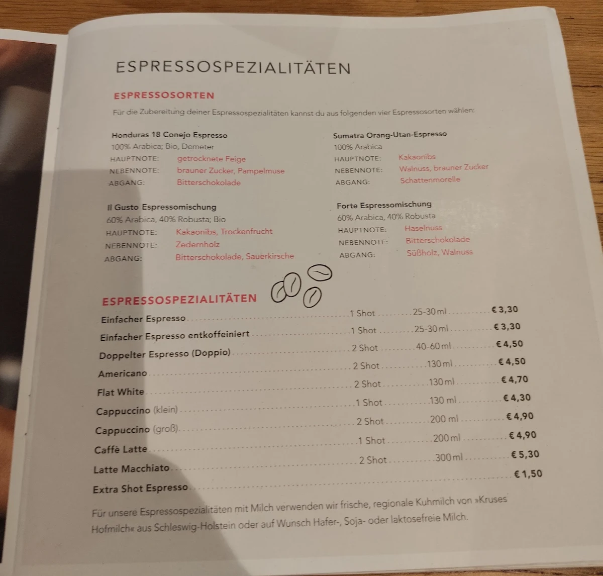 Speisekarte photo 3