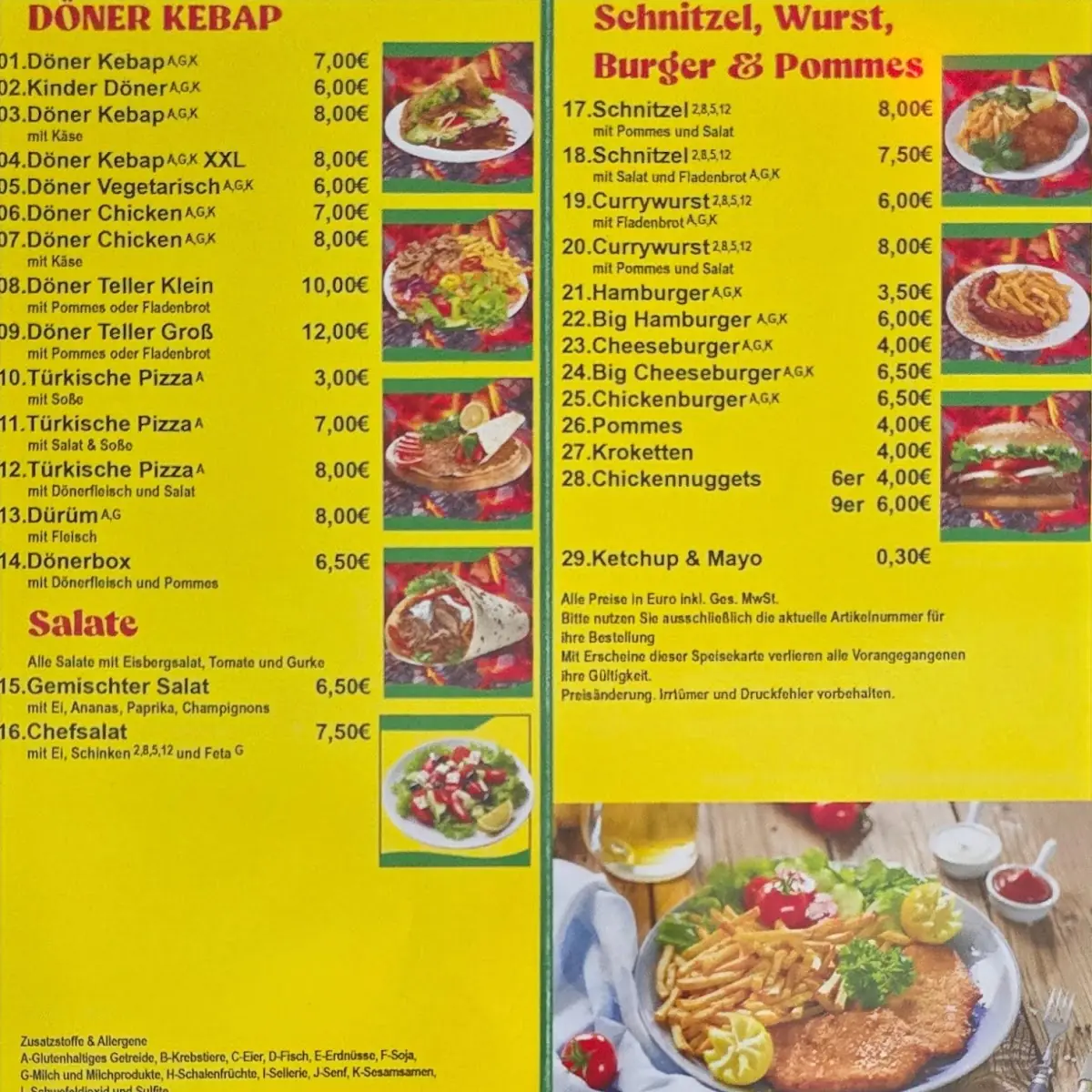 Speisekarte photo 4