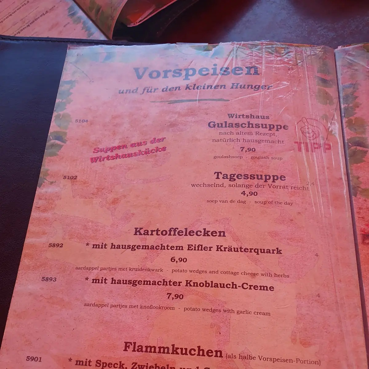 Speisekarte photo 2