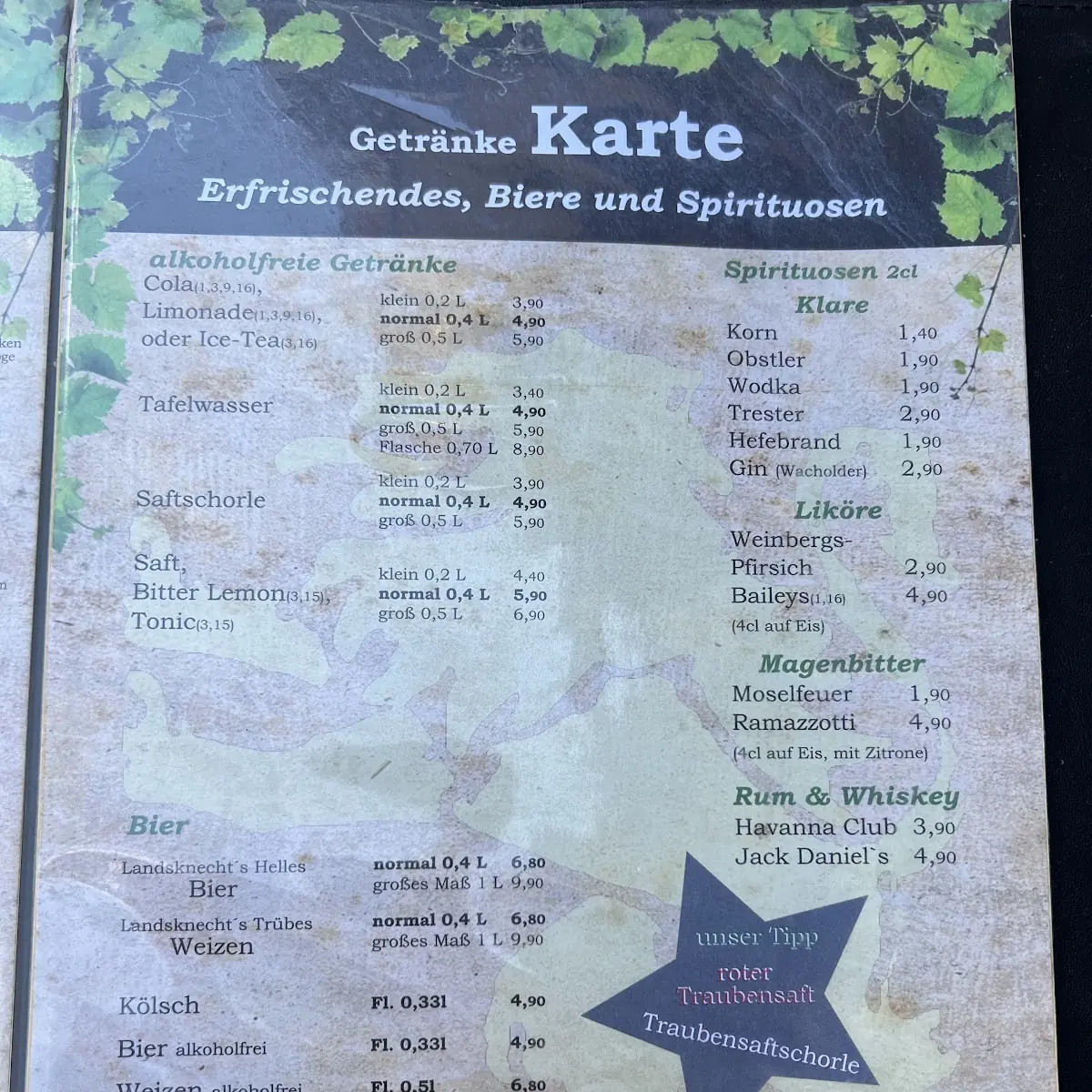 Speisekarte photo 6