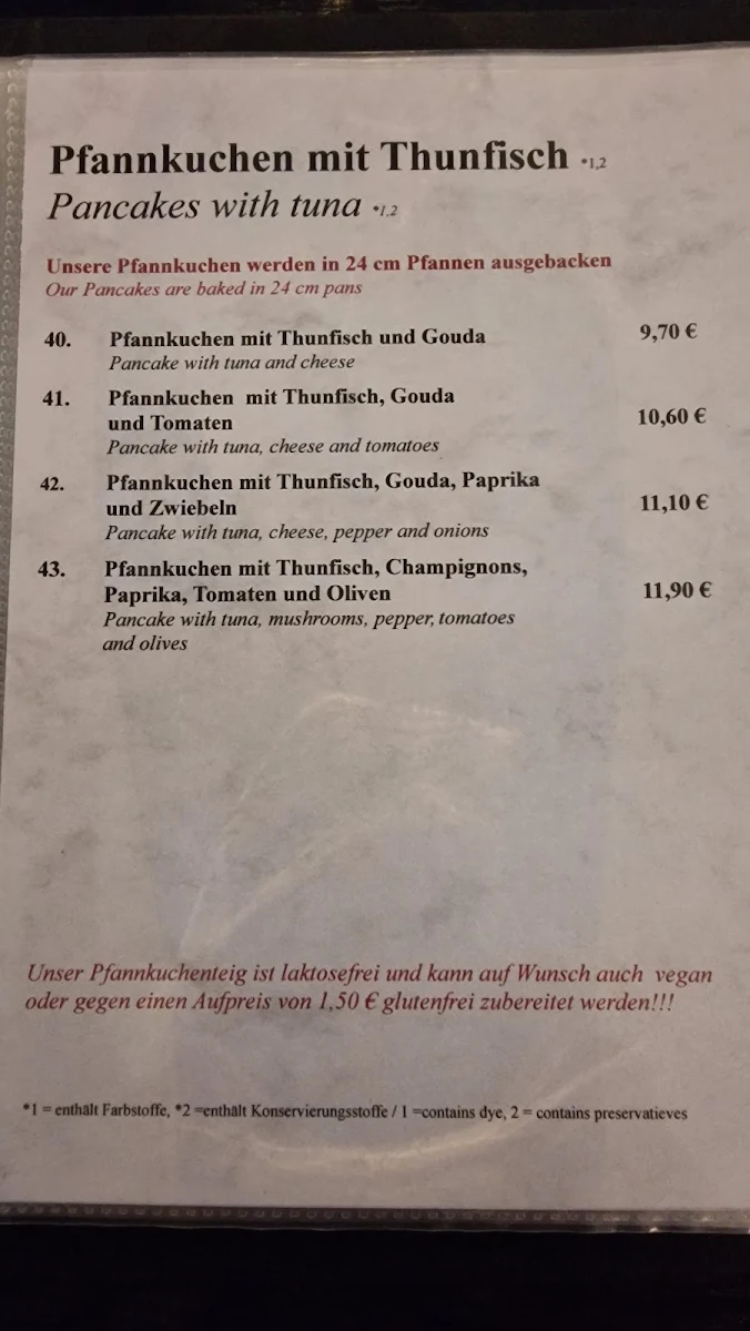 Speisekarte photo 3