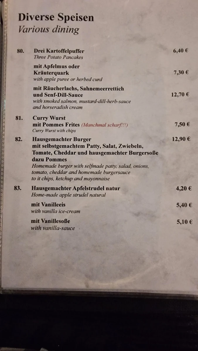 Speisekarte photo 4
