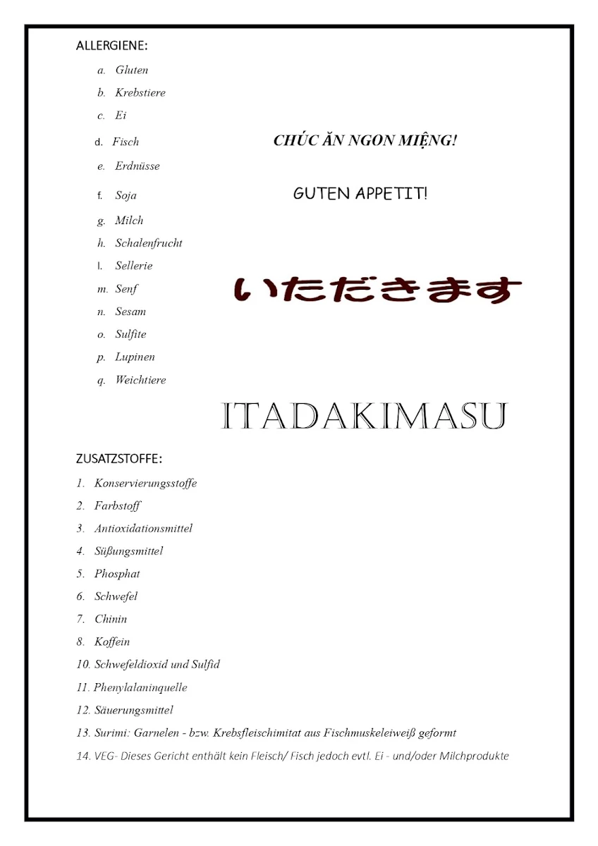 Speisekarte photo 5