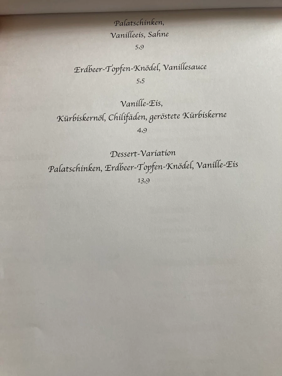 Speisekarte photo 2