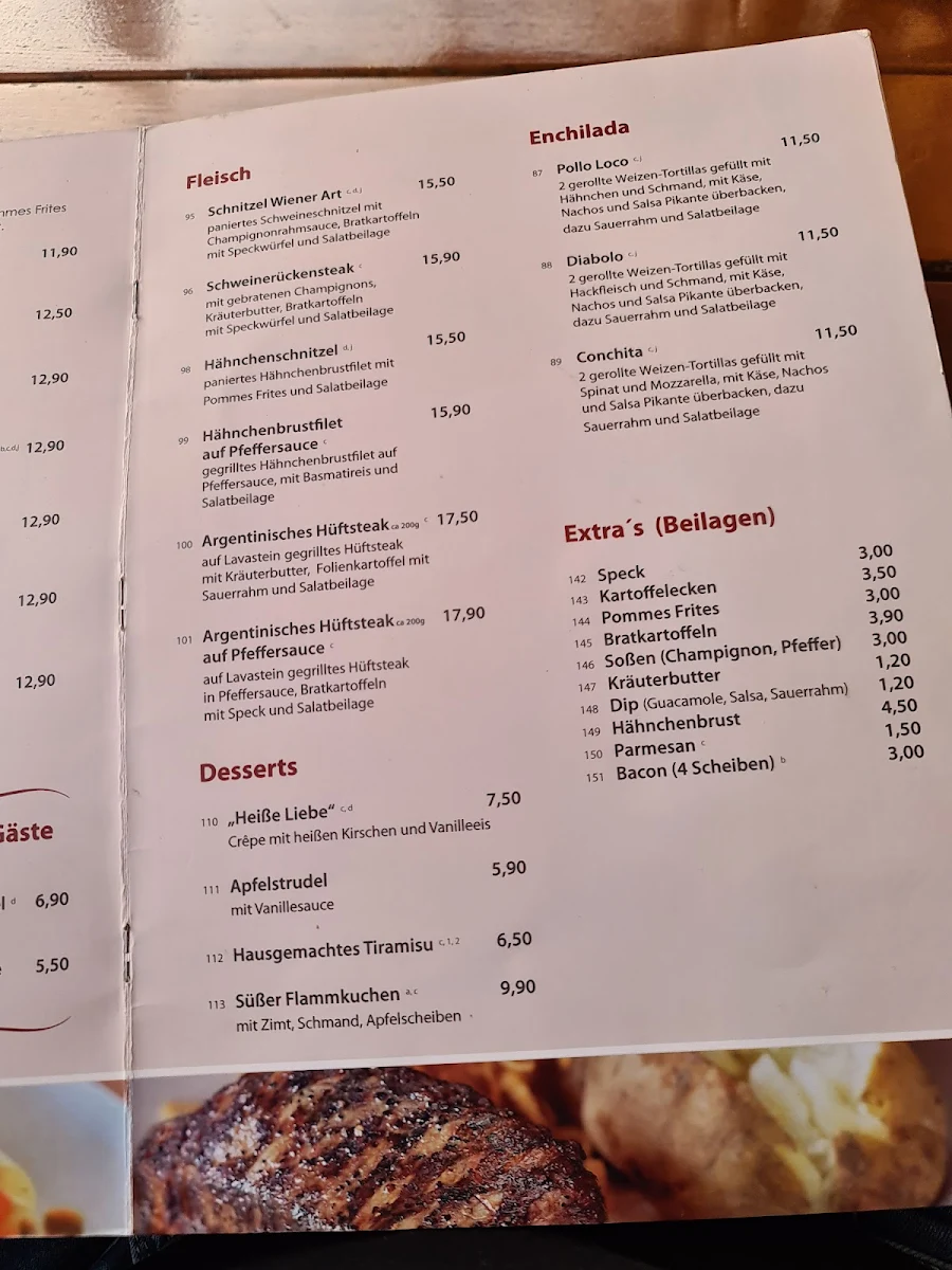 Speisekarte, Salt & Pepper