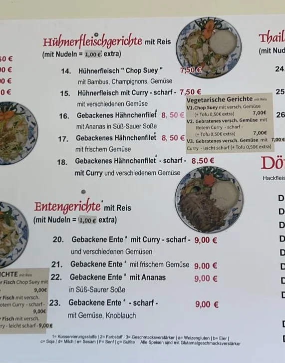 Speisekarte photo 3
