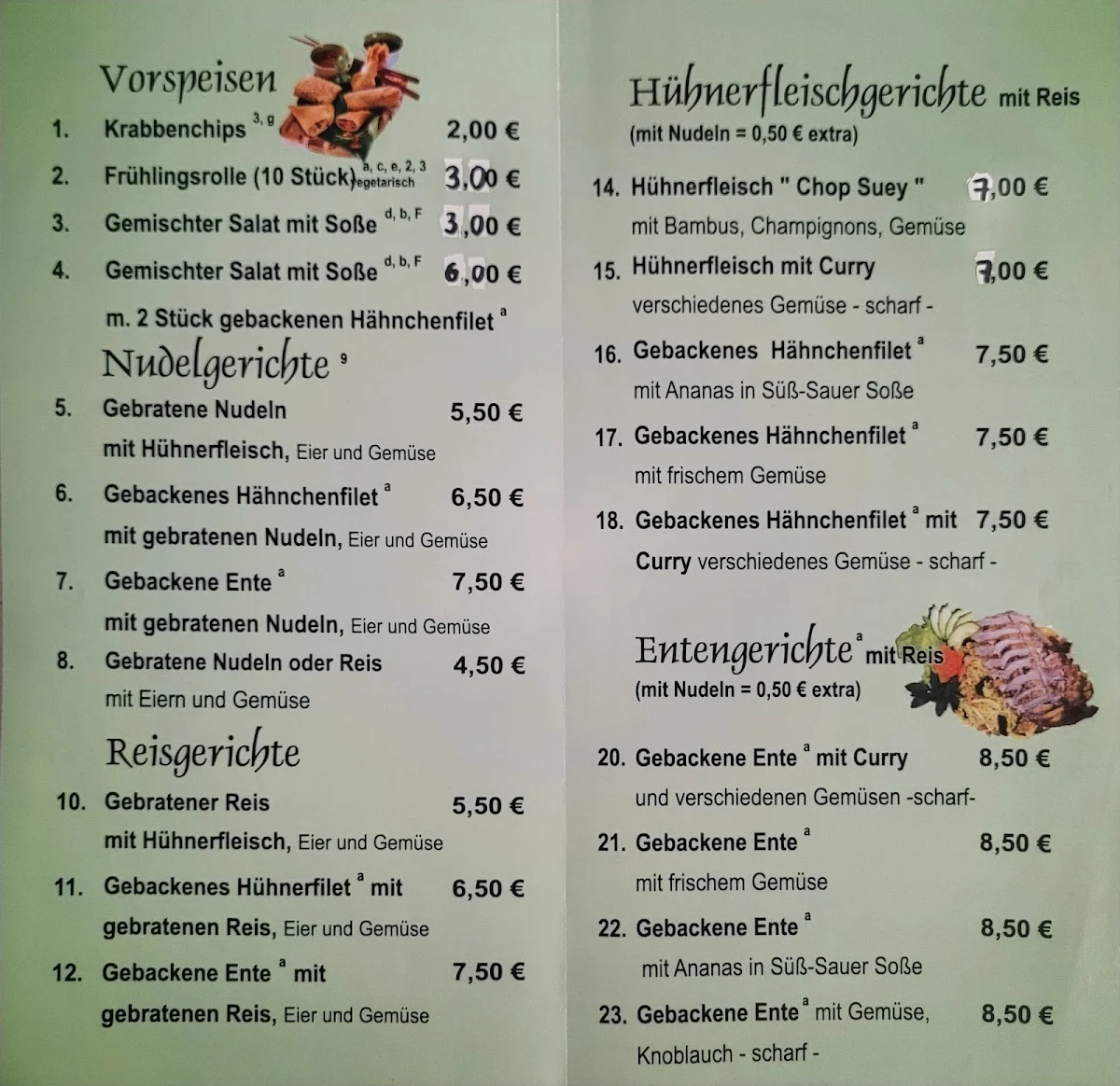 Speisekarte photo 5