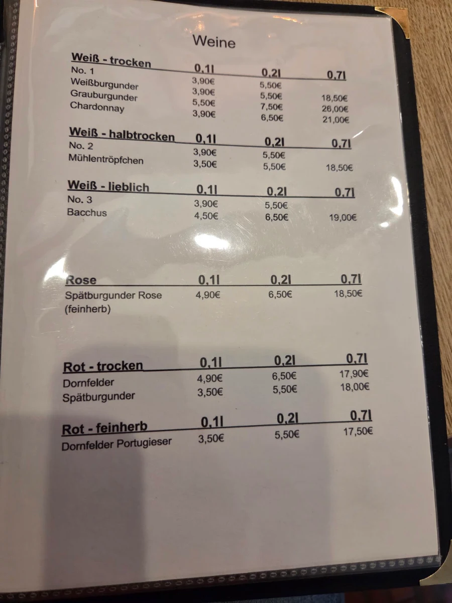 Speisekarte photo 1