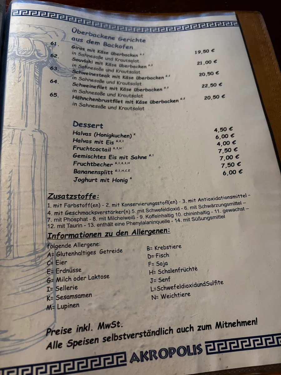 Speisekarte photo 2
