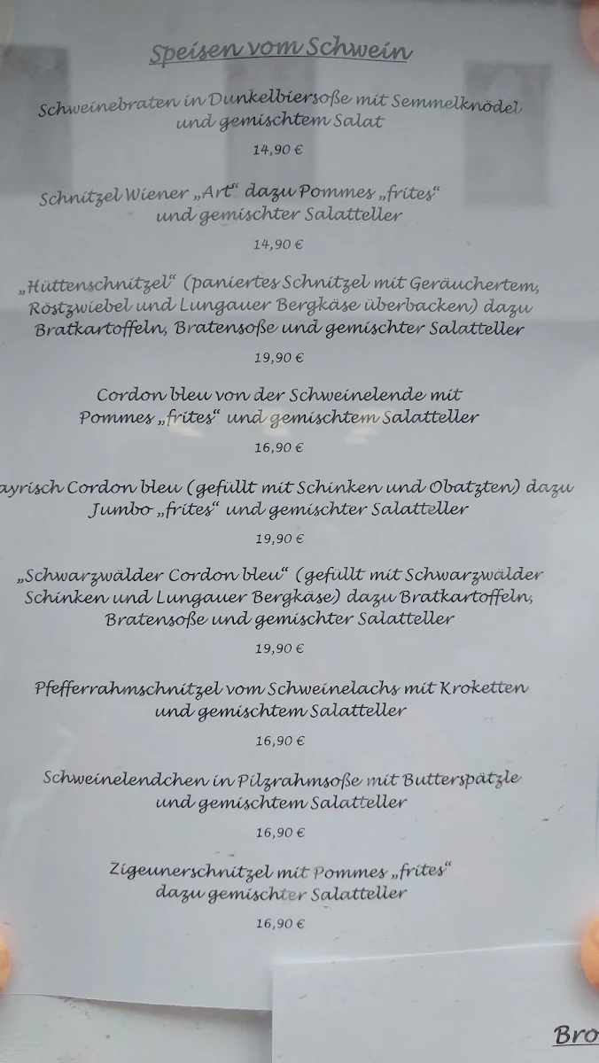 Speisekarte photo 1