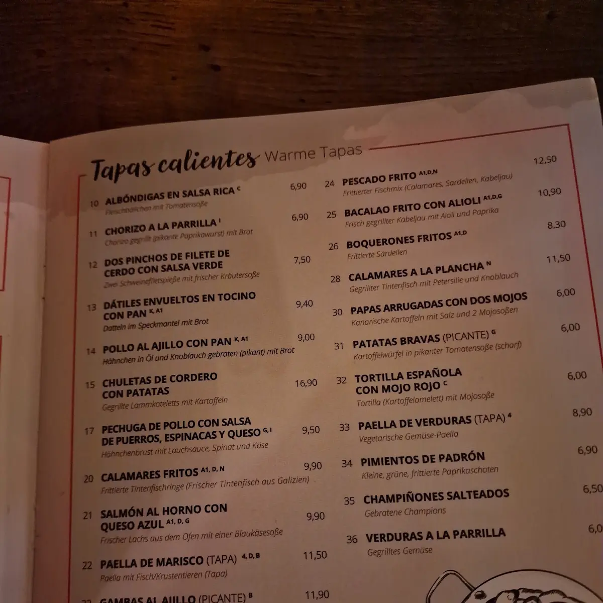 Speisekarte photo 5