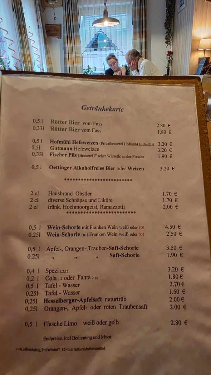 Speisekarte photo 1