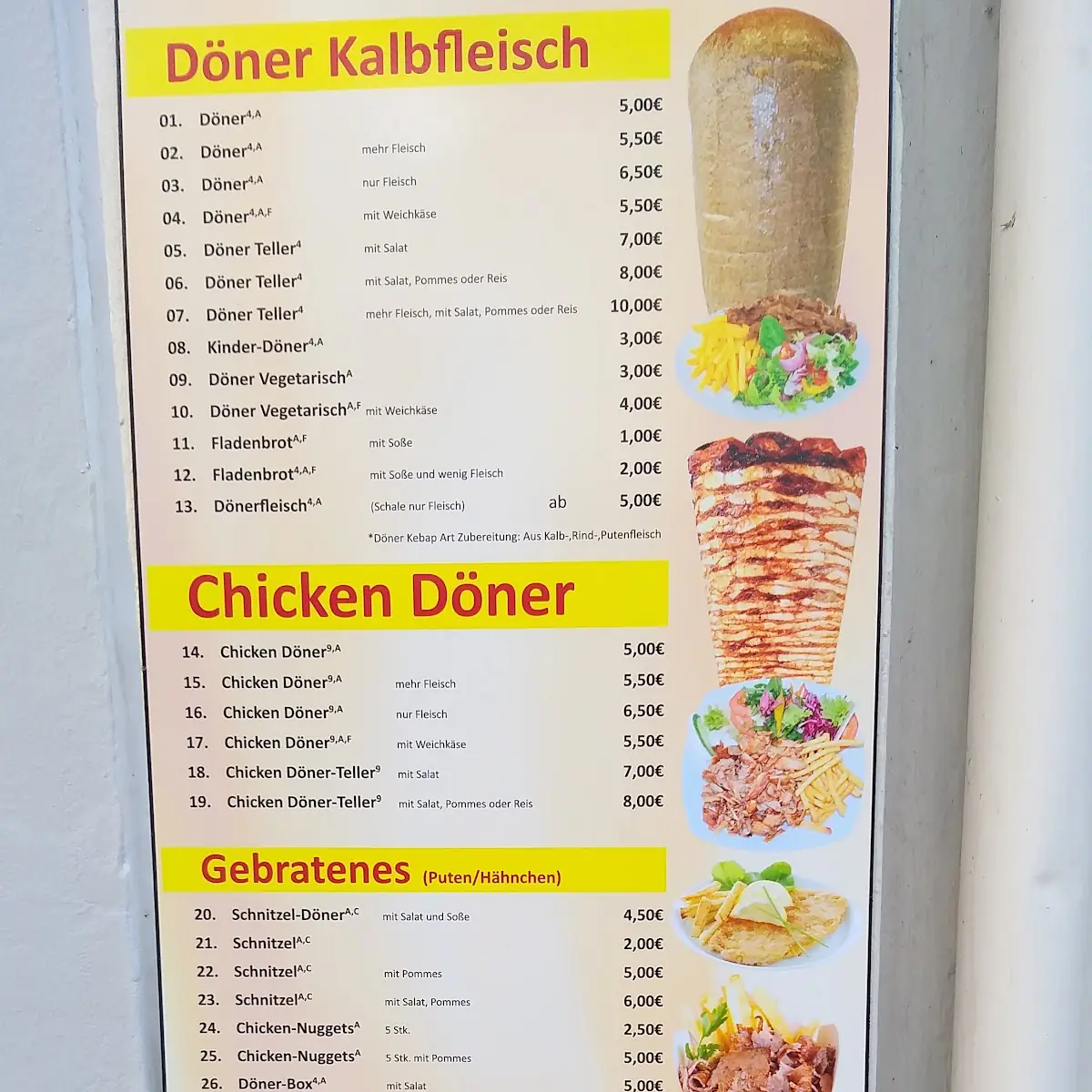 Speisekarte photo 3