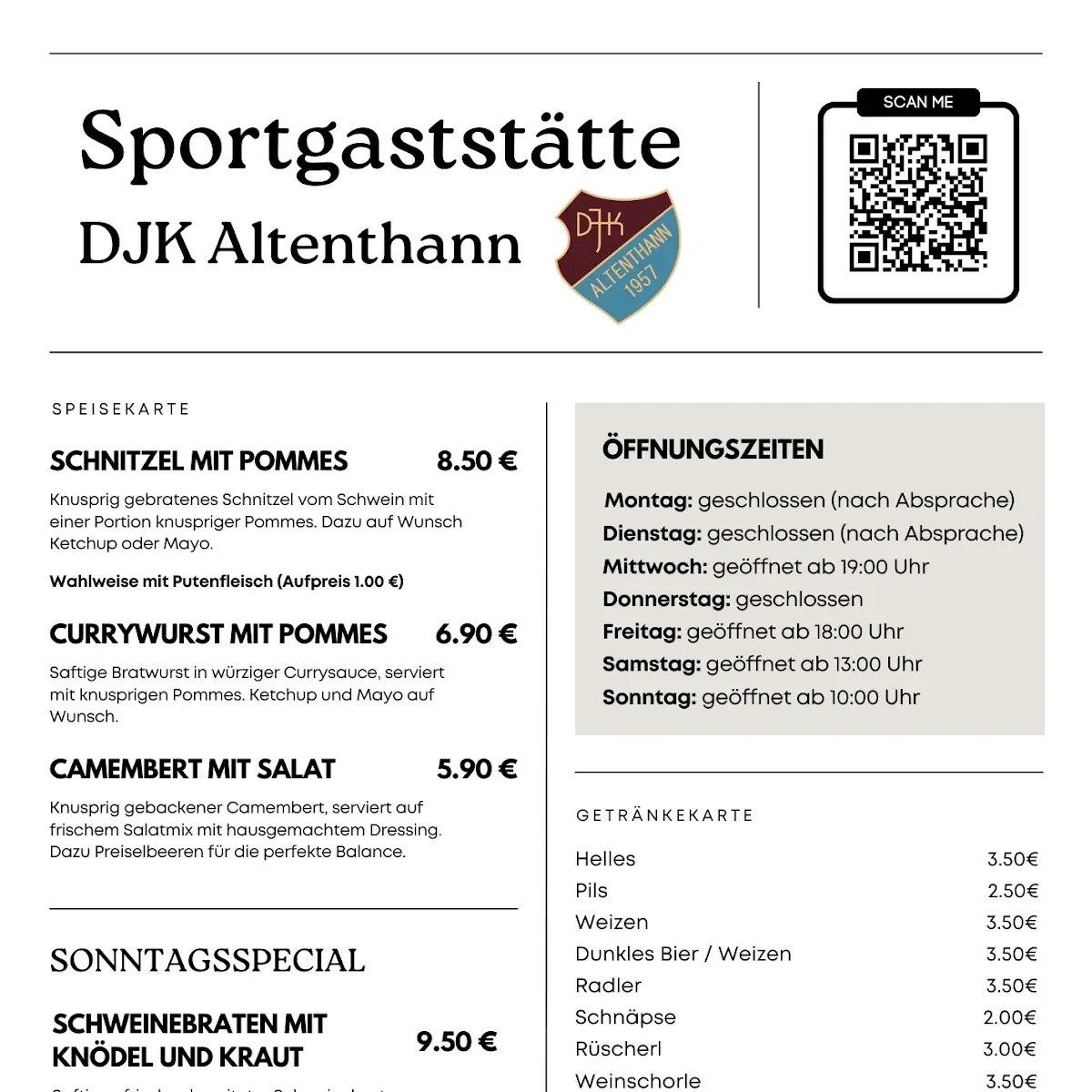 Speisekarte photo 1