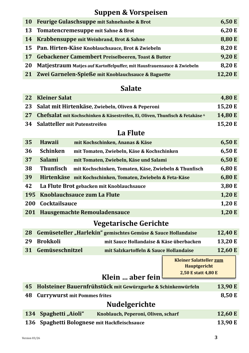 Speisekarte photo 5