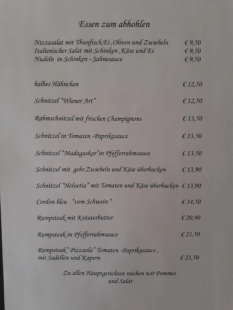Speisekarte photo 2