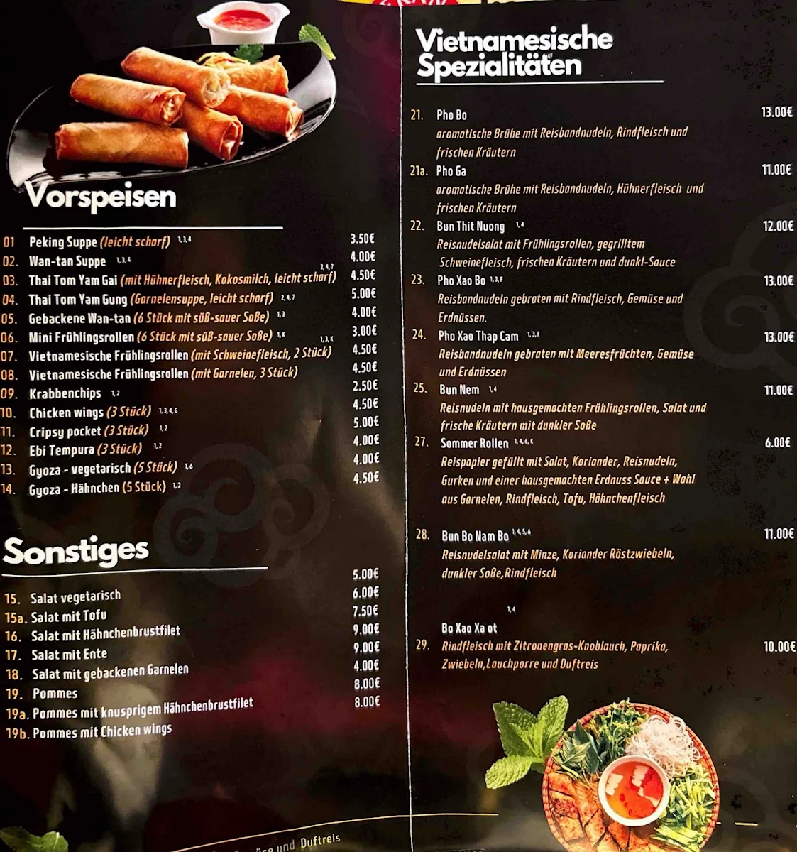 Speisekarte photo 2