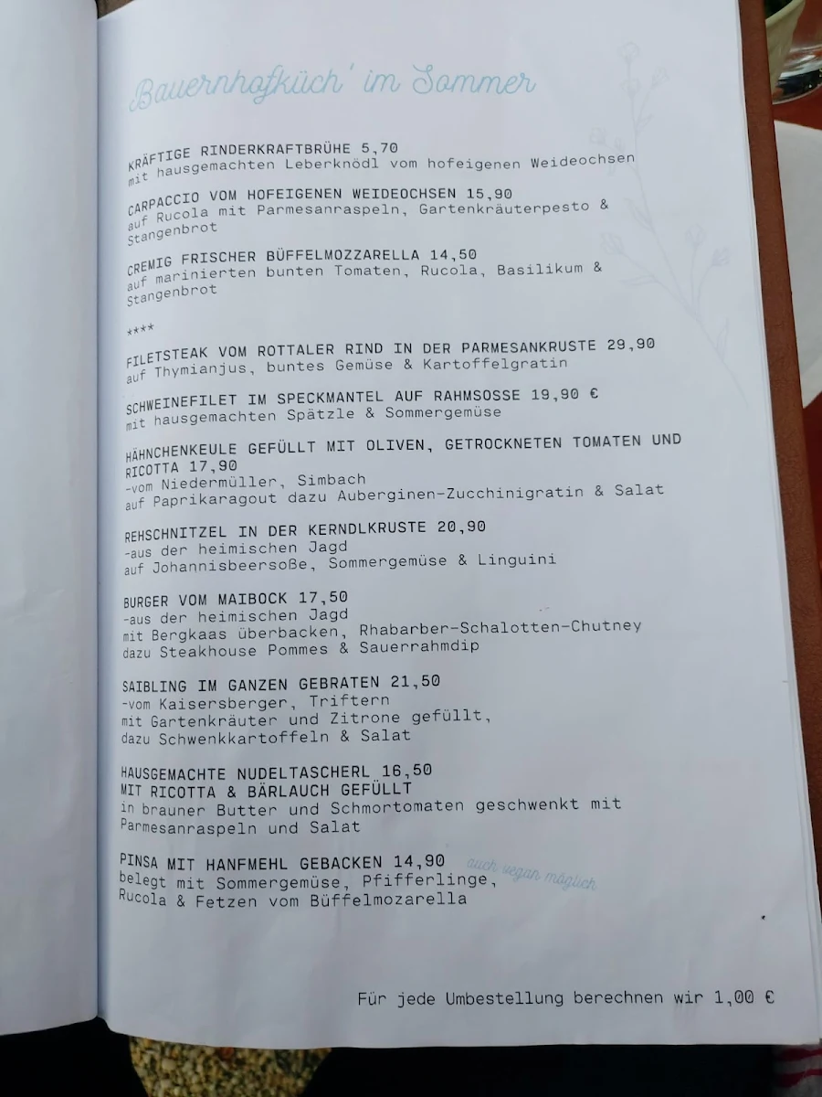 Speisekarte photo 1