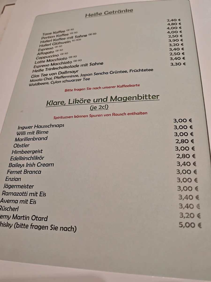 Speisekarte photo 3