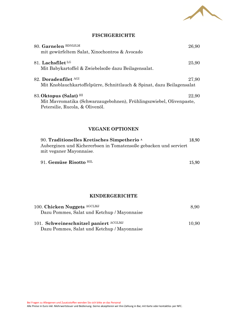 Speisekarte photo 2