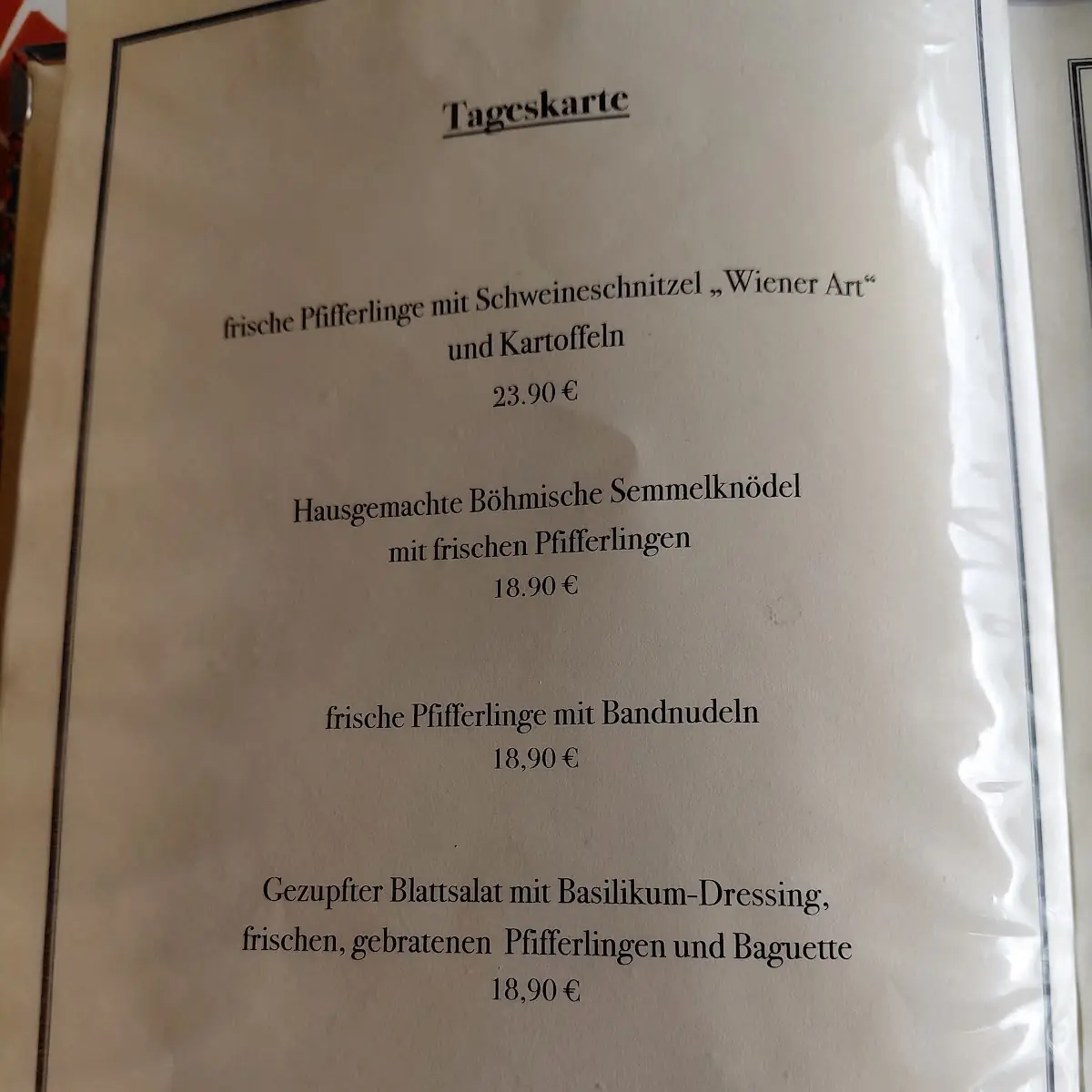 Speisekarte photo 5