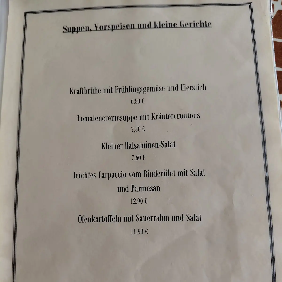 Speisekarte photo 6