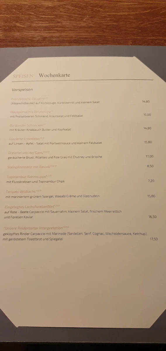 Speisekarte photo 8