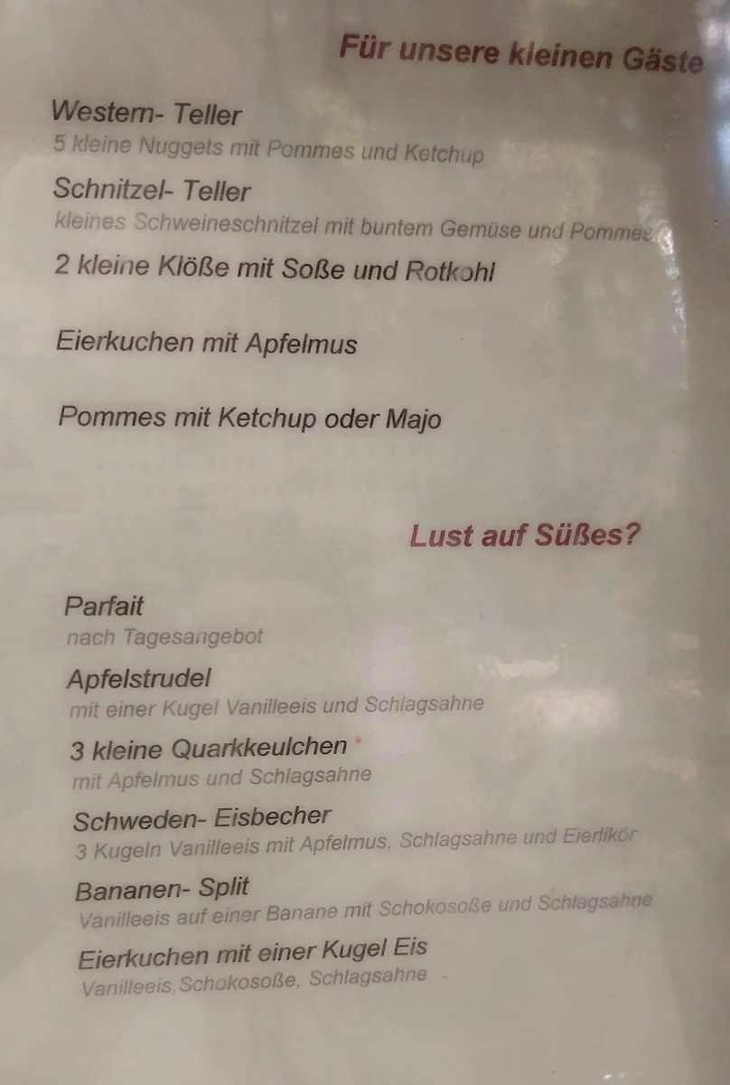 Speisekarte photo 2