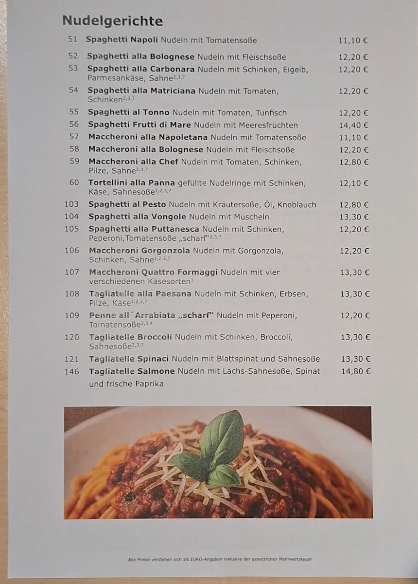 Speisekarte photo 1